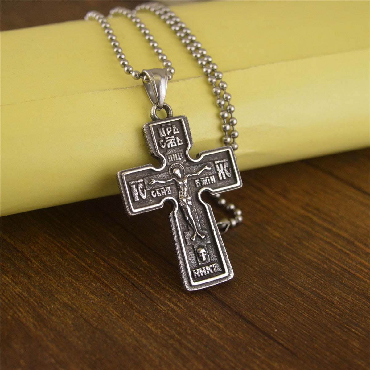 New Vintage Cross Stainless Steel Pendant