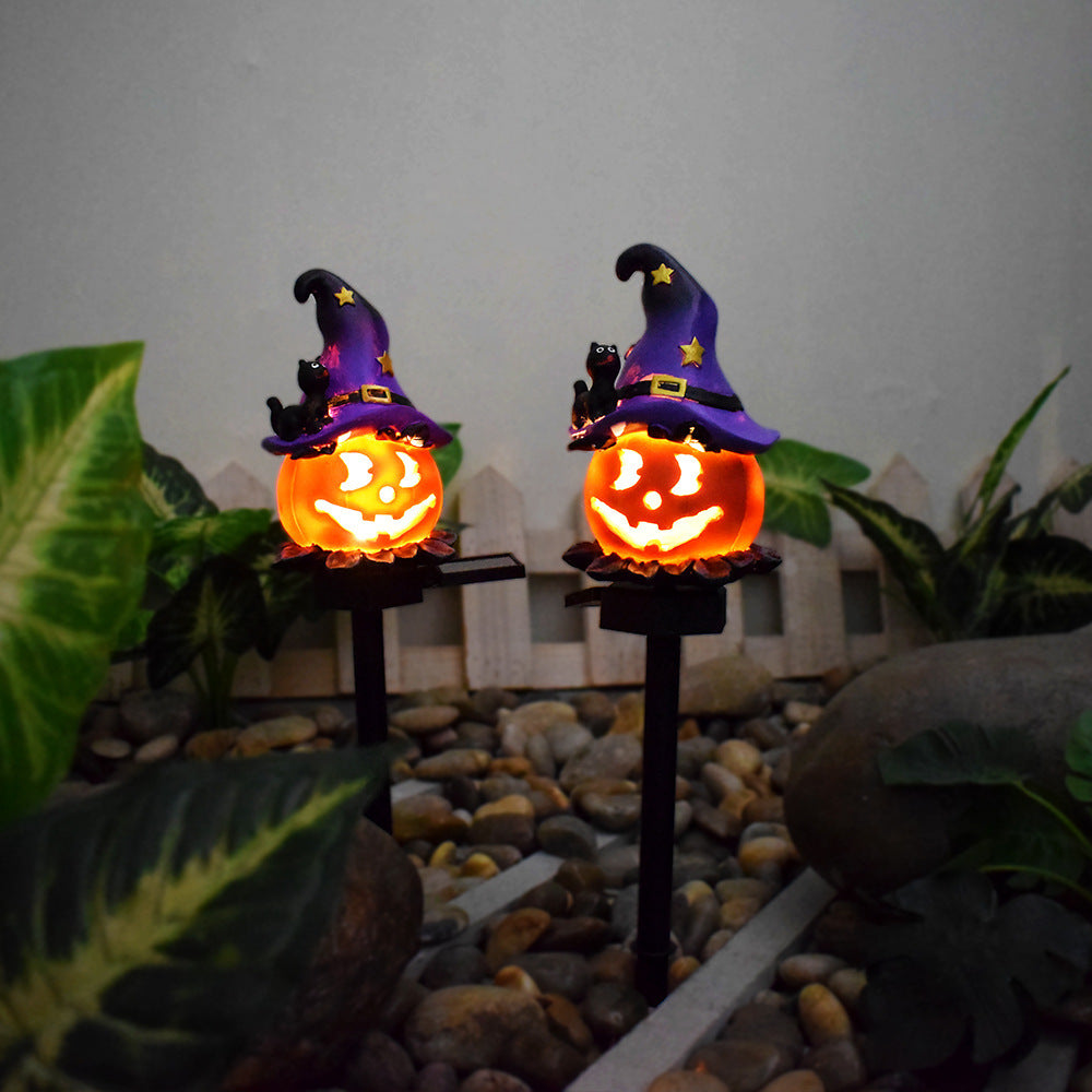 Solar Halloween Outdoor Creative Atmosphere Pumpkin Lamp