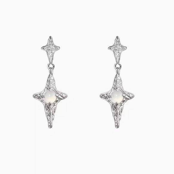 Original Design XINGX Suction Series Cool Ice Blue Asterism Earrings